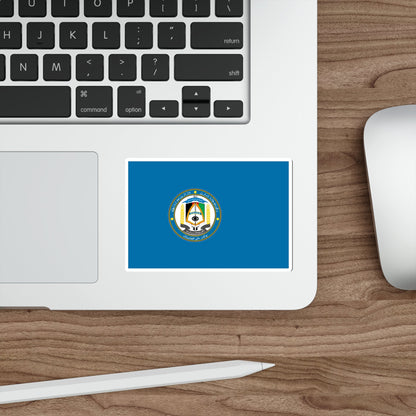 Flag of the Afghan National Police Pashto and Dari STICKER Vinyl Die-Cut Decal-The Sticker Space