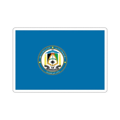 Flag of the Afghan National Police Pashto and Dari STICKER Vinyl Die-Cut Decal 6 Inch - The Sticker Space