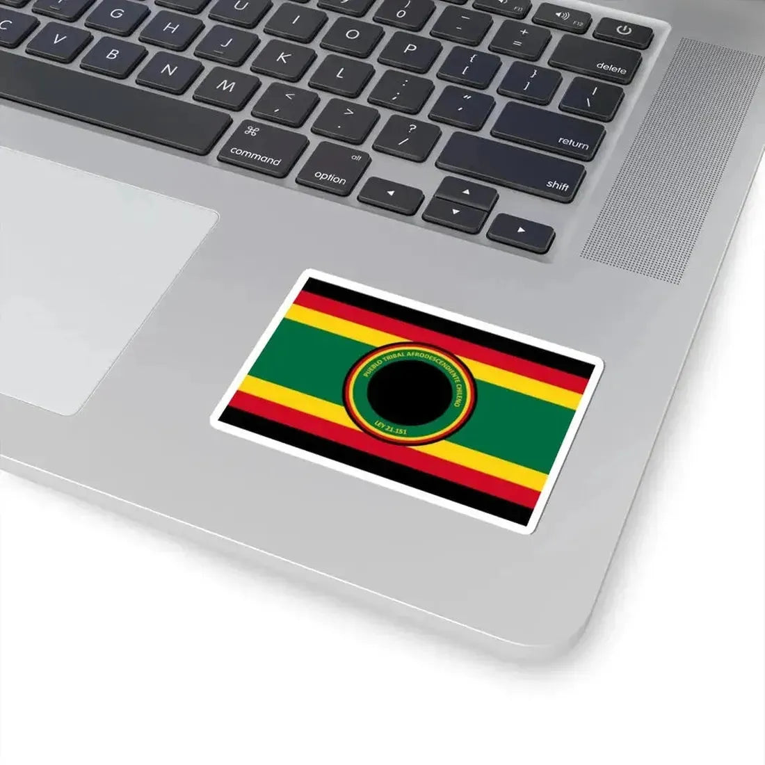 Flag of the Afro-Chilean tribal people (Chile) STICKER Vinyl Kiss-Cut Decal - The Sticker Space