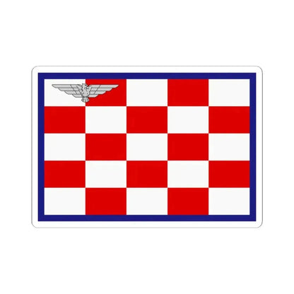 Flag of the Air Force of the Independent State of Croatia (Croatia) STICKER Vinyl Kiss-Cut Decal 2 Inch White - The Sticker Space