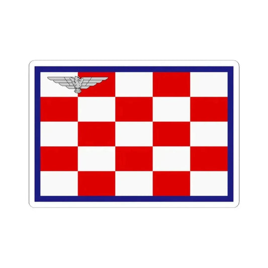 Flag of the Air Force of the Independent State of Croatia (Croatia) STICKER Vinyl Kiss-Cut Decal 2 Inch White - The Sticker Space