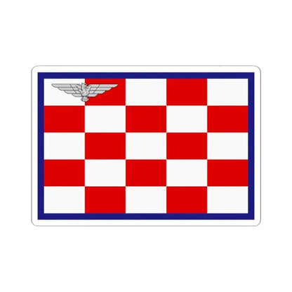 Flag of the Air Force of the Independent State of Croatia (Croatia) STICKER Vinyl Kiss-Cut Decal 3 Inch White - The Sticker Space