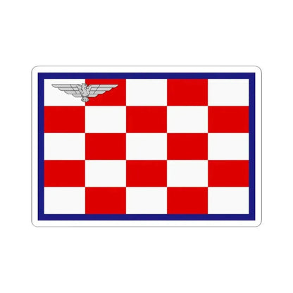 Flag of the Air Force of the Independent State of Croatia (Croatia) STICKER Vinyl Kiss-Cut Decal 4 Inch White - The Sticker Space