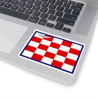 Flag of the Air Force of the Independent State of Croatia (Croatia) STICKER Vinyl Kiss-Cut Decal - The Sticker Space