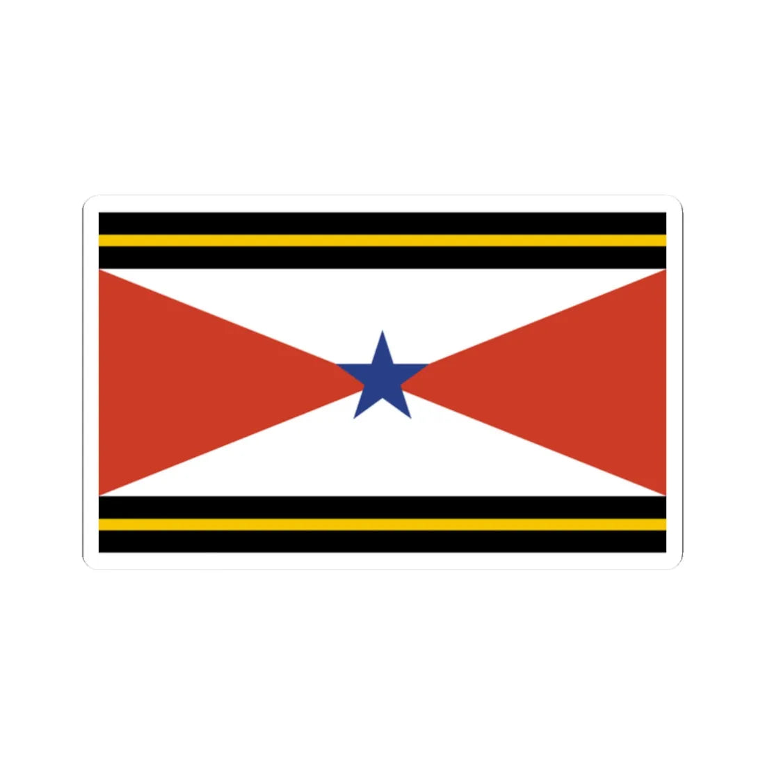 Flag of the Akha People Thailand (Thailand) STICKER Vinyl Kiss-Cut Decal 2 Inch White - The Sticker Space