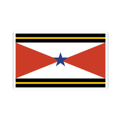 Flag of the Akha People Thailand (Thailand) STICKER Vinyl Kiss-Cut Decal 3 Inch White - The Sticker Space