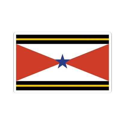 Flag of the Akha People Thailand (Thailand) STICKER Vinyl Kiss-Cut Decal 4 Inch White - The Sticker Space