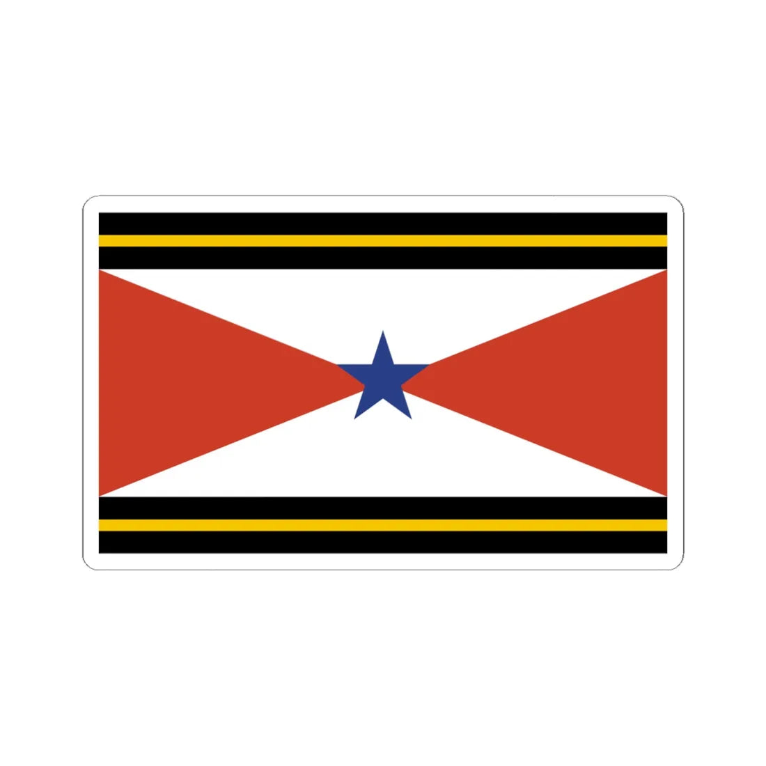 Flag of the Akha People Thailand (Thailand) STICKER Vinyl Kiss-Cut Decal 6 Inch White - The Sticker Space