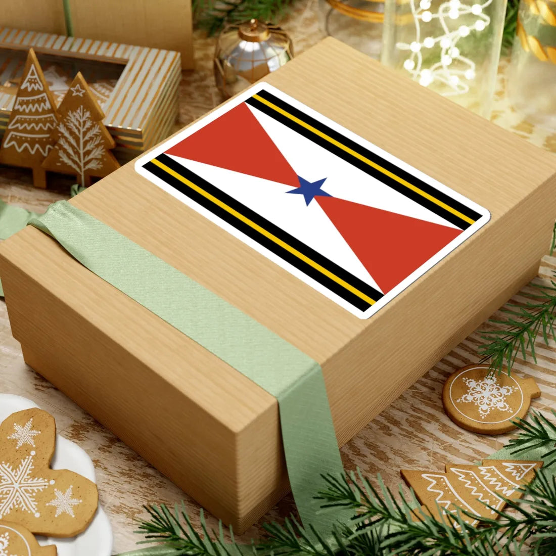 Flag of the Akha People Thailand (Thailand) STICKER Vinyl Kiss-Cut Decal - The Sticker Space