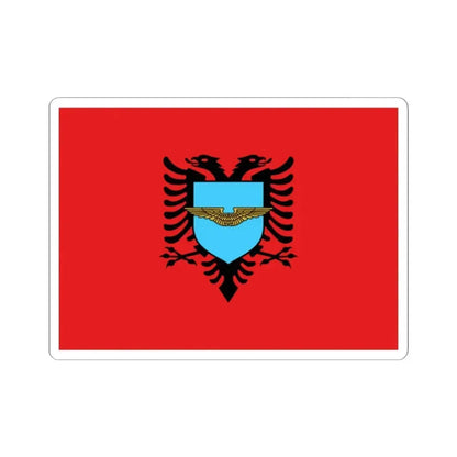 Flag of the Albanian Air Forces (Albania) STICKER Vinyl Kiss-Cut Decal 2 Inch White - The Sticker Space