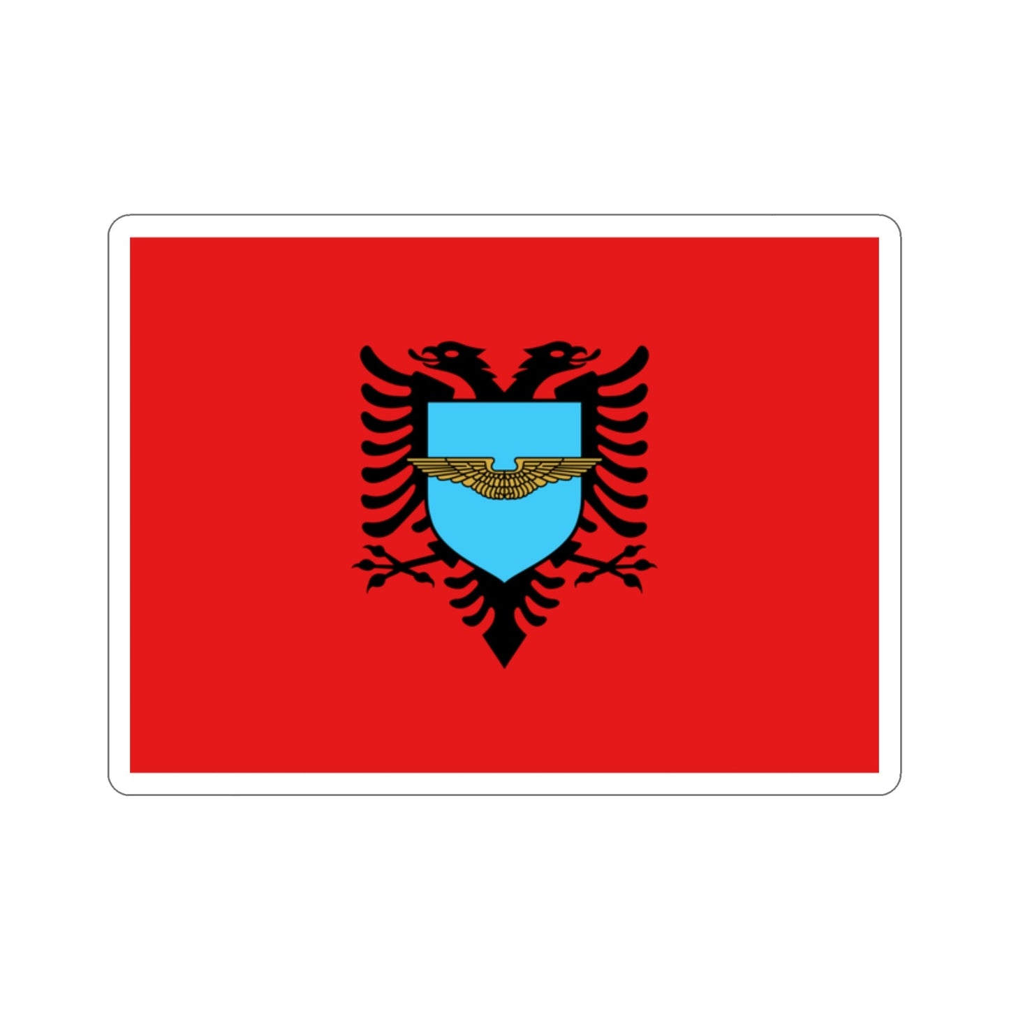 Flag of the Albanian Air Forces STICKER Vinyl Die-Cut Decal-2 Inch-The Sticker Space