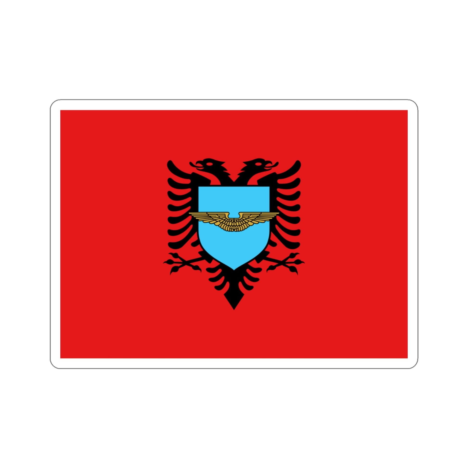 Flag of the Albanian Air Forces STICKER Vinyl Die-Cut Decal-3 Inch-The Sticker Space