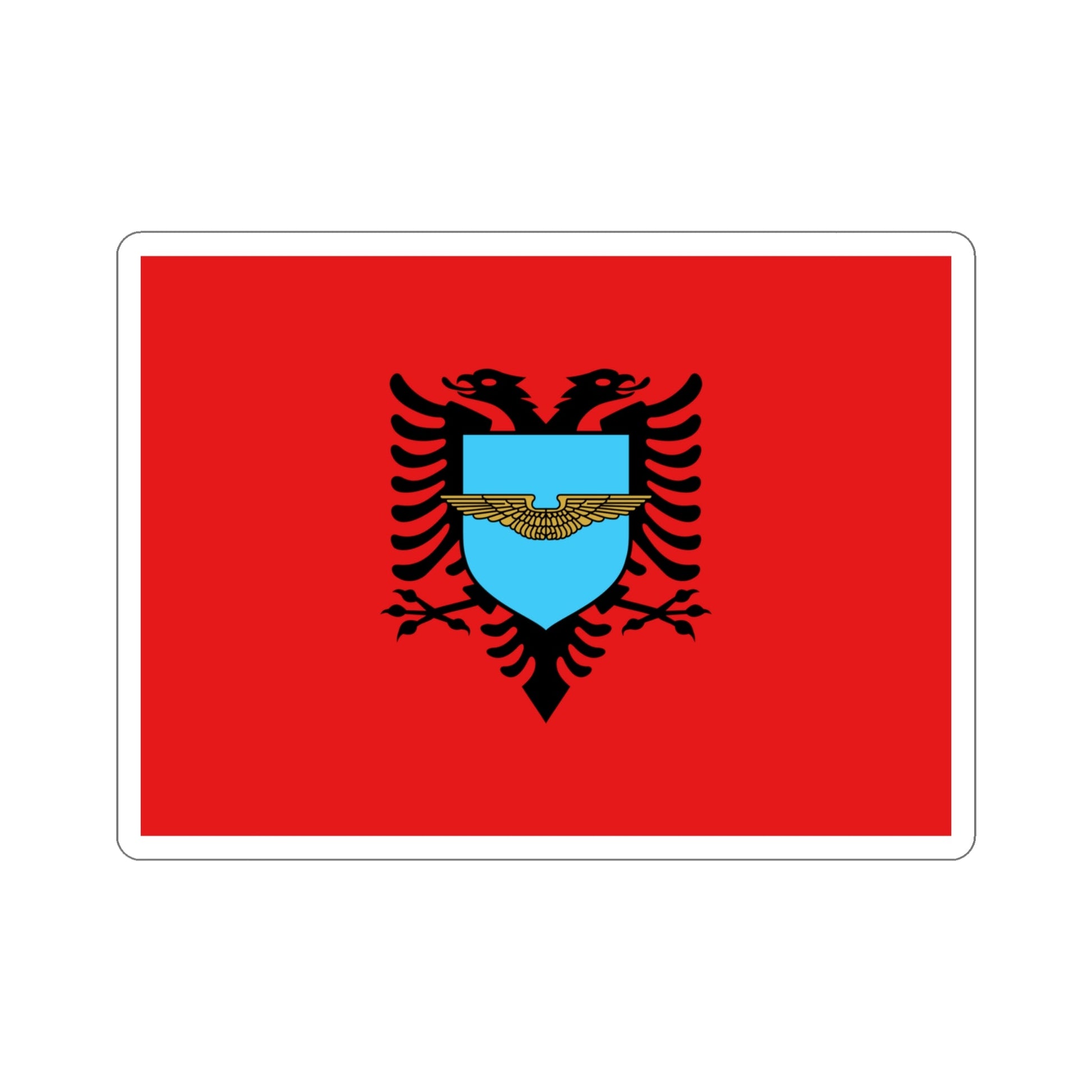 Flag of the Albanian Air Forces STICKER Vinyl Die-Cut Decal-4 Inch-The Sticker Space