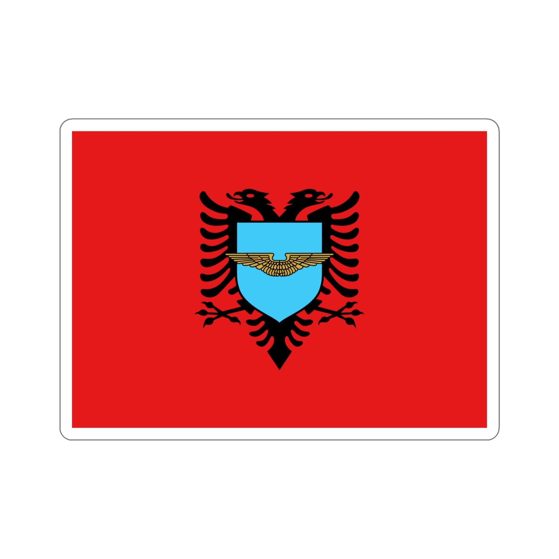 Flag of the Albanian Air Forces STICKER Vinyl Die-Cut Decal-5 Inch-The Sticker Space