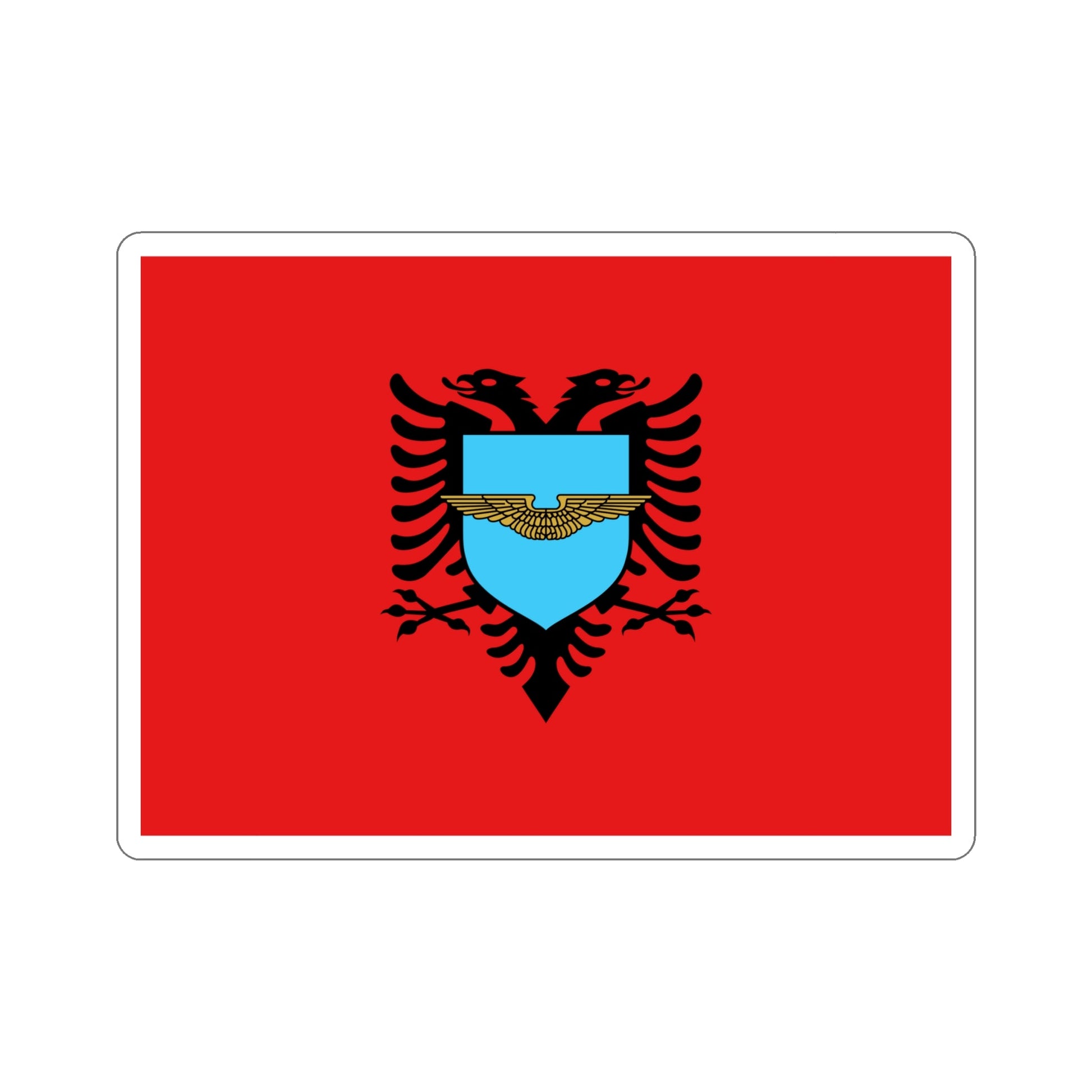 Flag of the Albanian Air Forces STICKER Vinyl Die-Cut Decal-6 Inch-The Sticker Space