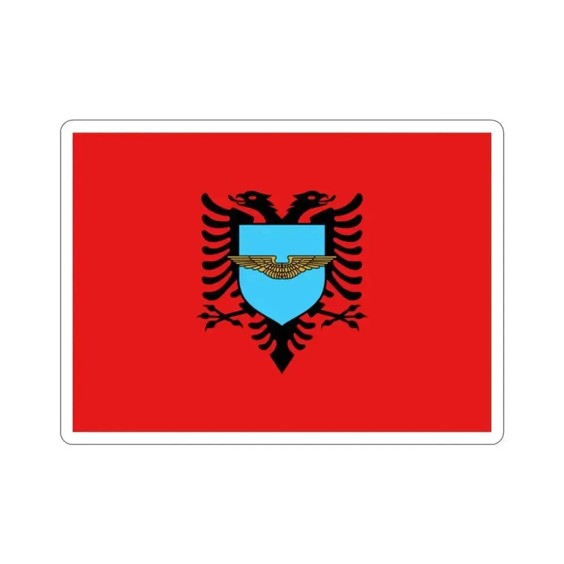 Flag of the Albanian Air Forces STICKER Vinyl Die-Cut Decal - The Sticker Space