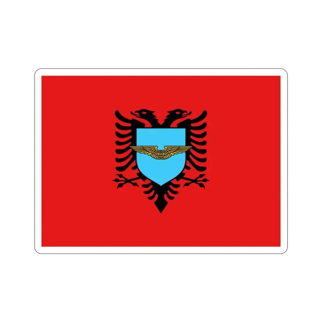 Flag of the Albanian Air Forces STICKER Vinyl Die-Cut Decal - The Sticker Space