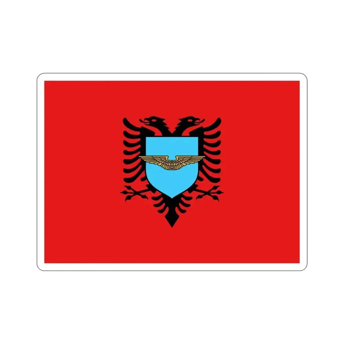 Flag of the Albanian Air Forces STICKER Vinyl Die-Cut Decal - The Sticker Space