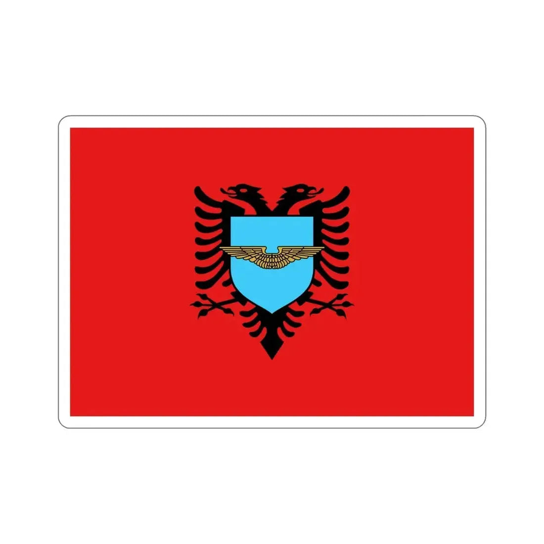 Flag of the Albanian Air Forces STICKER Vinyl Die-Cut Decal - The Sticker Space