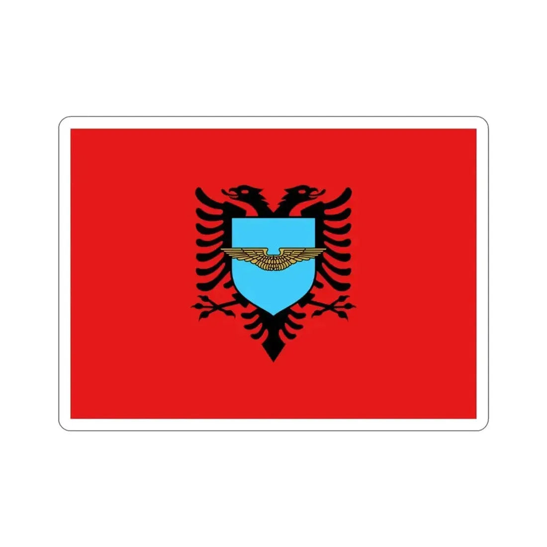 Flag of the Albanian Air Forces STICKER Vinyl Die-Cut Decal - The Sticker Space