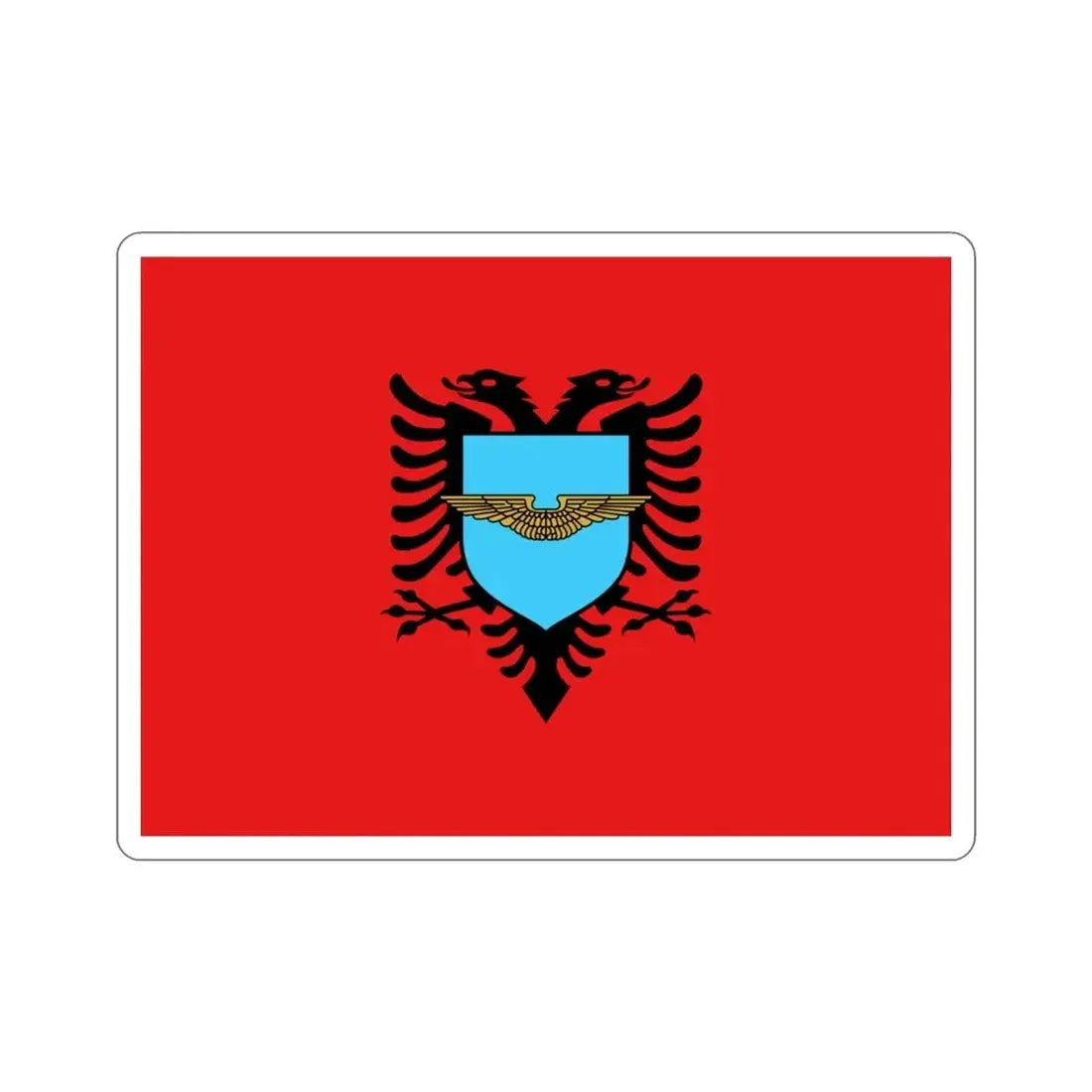 Flag of the Albanian Air Forces STICKER Vinyl Die-Cut Decal - The Sticker Space