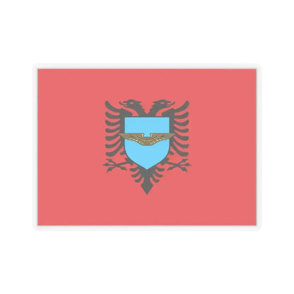 Flag of the Albanian Air Forces - STICKER Vinyl Kiss-Cut Decal 2 Inch Transparent - The Sticker Space