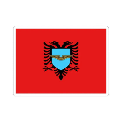 Flag of the Albanian Air Forces - STICKER Vinyl Kiss-Cut Decal 2 Inch White - The Sticker Space