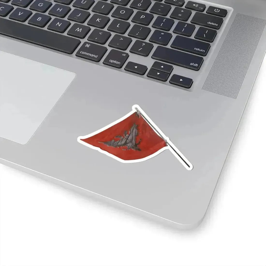 Flag of the Albanian Congress of Trieste 1913 (Albania) STICKER Vinyl Kiss-Cut Decal - The Sticker Space
