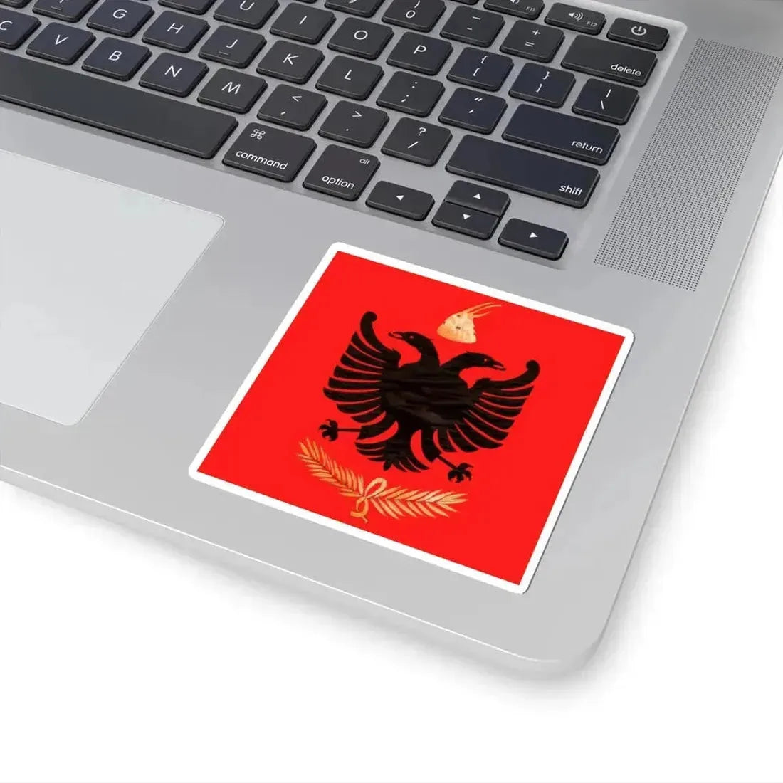 Flag of the Albanian Kingdom 1928-1939 (Albania) STICKER Vinyl Kiss-Cut Decal - The Sticker Space