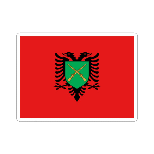 Flag of the Albanian Land Forces STICKER Vinyl Die-Cut Decal-2 Inch-The Sticker Space