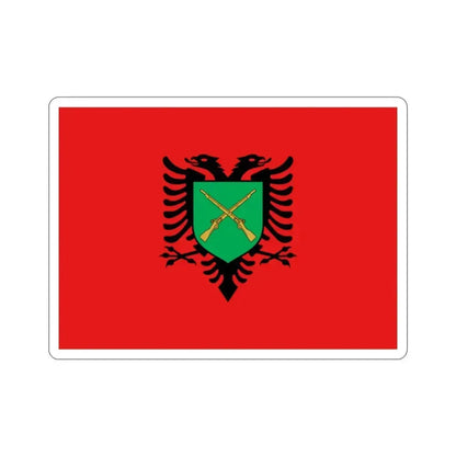 Flag of the Albanian Land Forces STICKER Vinyl Die-Cut Decal 2 Inch - The Sticker Space
