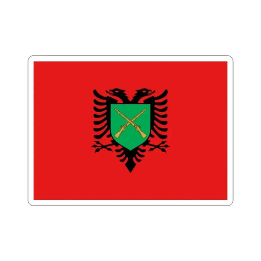 Flag of the Albanian Land Forces STICKER Vinyl Die-Cut Decal 2 Inch - The Sticker Space