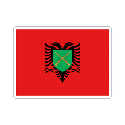 Flag of the Albanian Land Forces STICKER Vinyl Die-Cut Decal-5 Inch-The Sticker Space