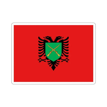 Flag of the Albanian Land Forces STICKER Vinyl Die-Cut Decal 5 Inch - The Sticker Space