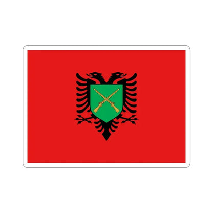 Flag of the Albanian Land Forces STICKER Vinyl Die-Cut Decal 5 Inch - The Sticker Space