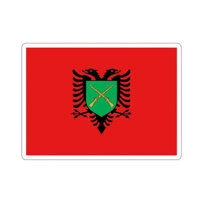 Flag of the Albanian Land Forces STICKER Vinyl Die-Cut Decal 6 Inch - The Sticker Space