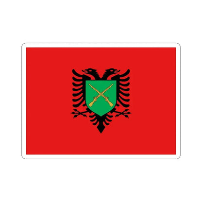 Flag of the Albanian Land Forces STICKER Vinyl Die-Cut Decal 6 Inch - The Sticker Space