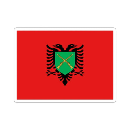 Flag of the Albanian Land Forces STICKER Vinyl Die-Cut Decal - The Sticker Space