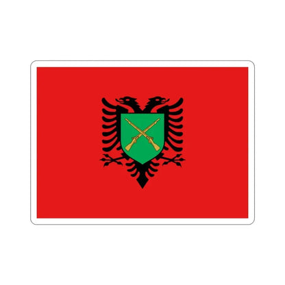 Flag of the Albanian Land Forces STICKER Vinyl Die-Cut Decal - The Sticker Space