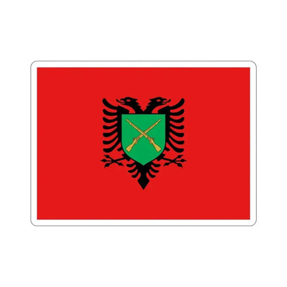 Flag of the Albanian Land Forces STICKER Vinyl Die-Cut Decal - The Sticker Space