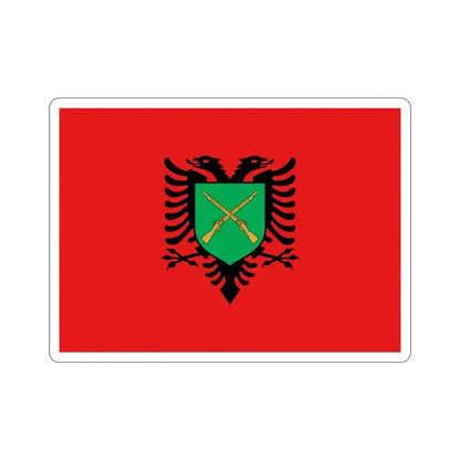 Flag of the Albanian Land Forces STICKER Vinyl Die-Cut Decal - The Sticker Space