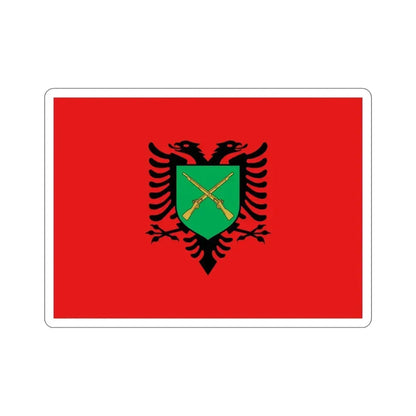 Flag of the Albanian Land Forces STICKER Vinyl Die-Cut Decal - The Sticker Space