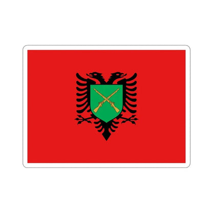 Flag of the Albanian Land Forces STICKER Vinyl Die-Cut Decal - The Sticker Space