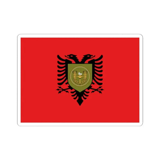 Flag of the Albanian Regional Support Brigade (Albania) STICKER Vinyl Kiss-Cut Decal 2 Inch White - The Sticker Space