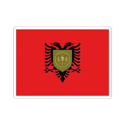 Flag of the Albanian Regional Support Brigade (Albania) STICKER Vinyl Kiss-Cut Decal 3 Inch White - The Sticker Space