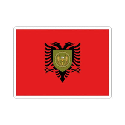 Flag of the Albanian Regional Support Brigade (Albania) STICKER Vinyl Kiss-Cut Decal 4 Inch White - The Sticker Space
