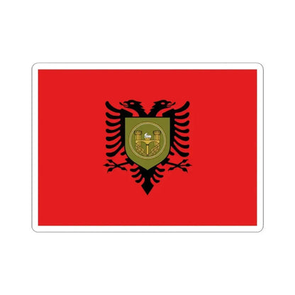 Flag of the Albanian Regional Support Brigade (Albania) STICKER Vinyl Kiss-Cut Decal 6 Inch White - The Sticker Space