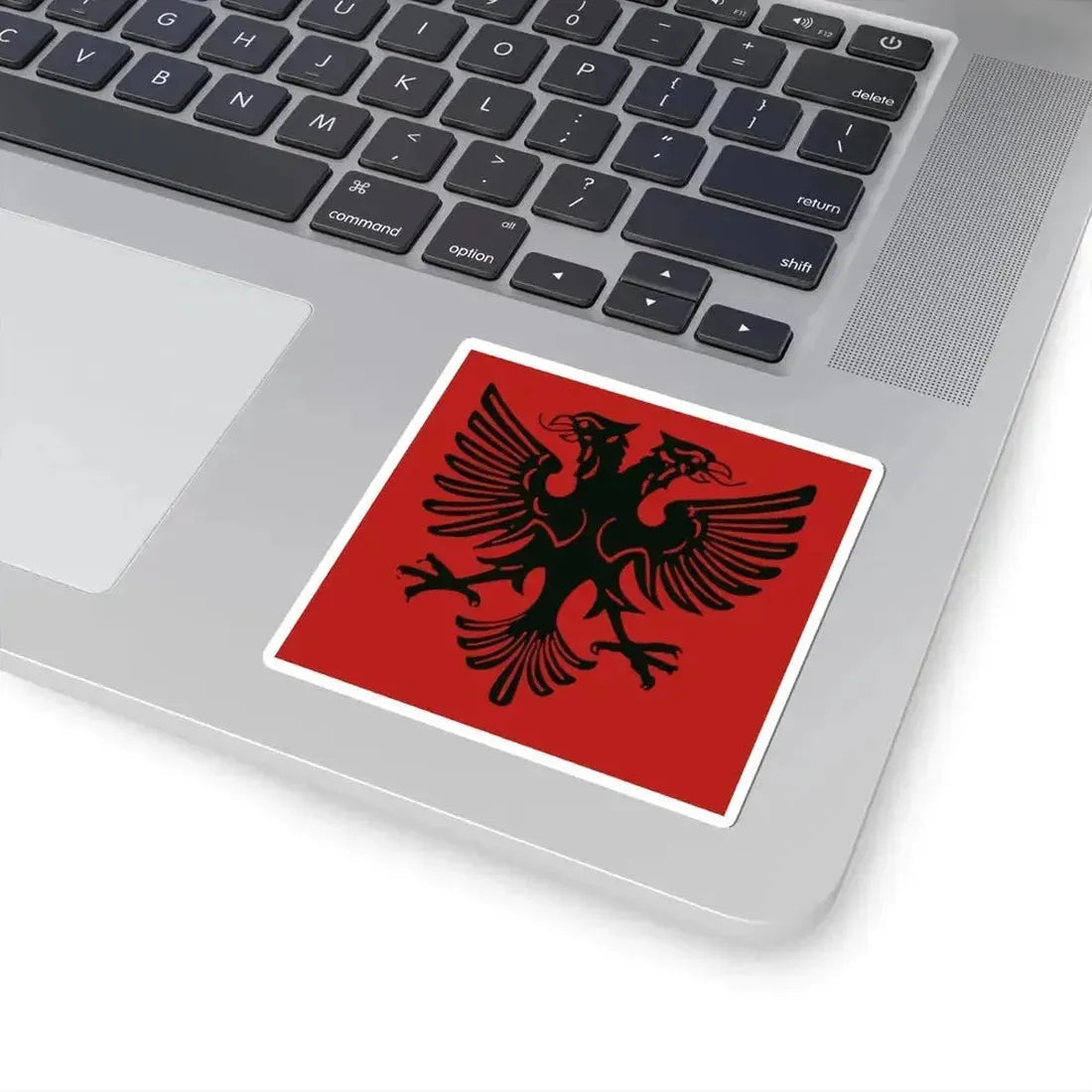 Flag of the Albanian Republic 1925-1928 (Albania) STICKER Vinyl Kiss-Cut Decal - The Sticker Space