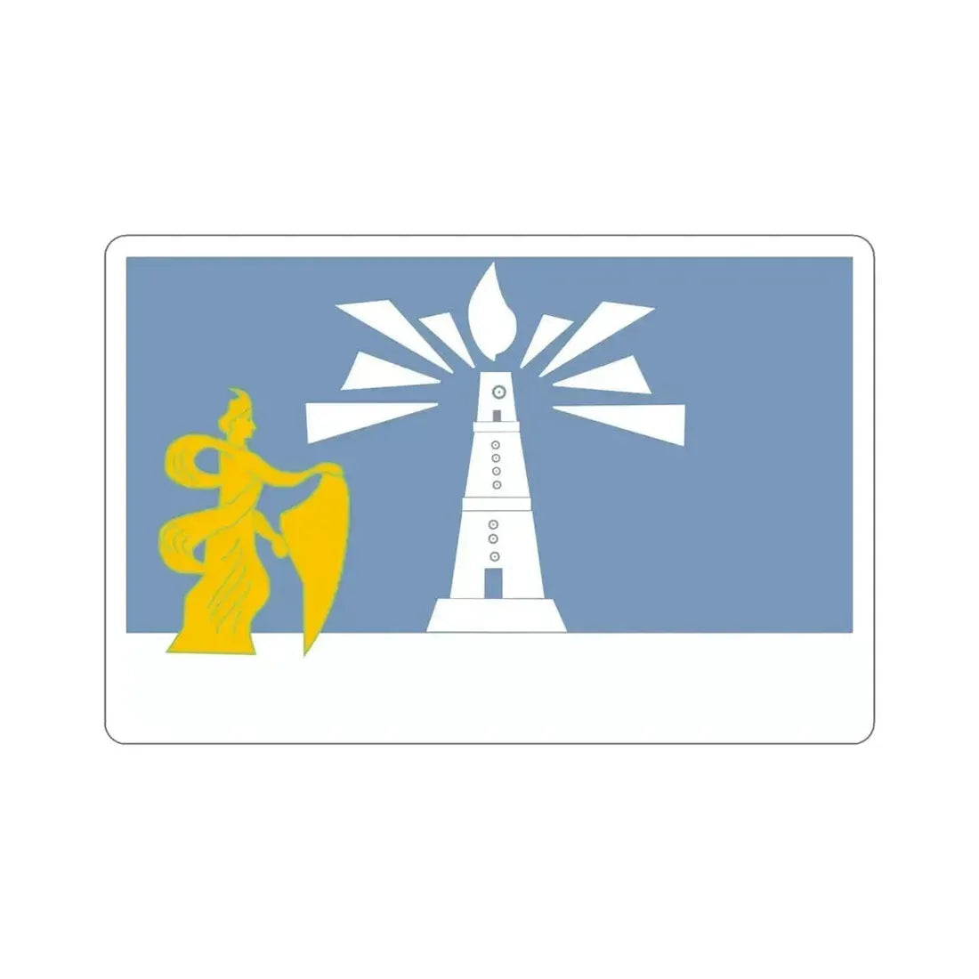Flag of the Alexandria Governorate Egypt STICKER Vinyl Die-Cut Decal - The Sticker Space