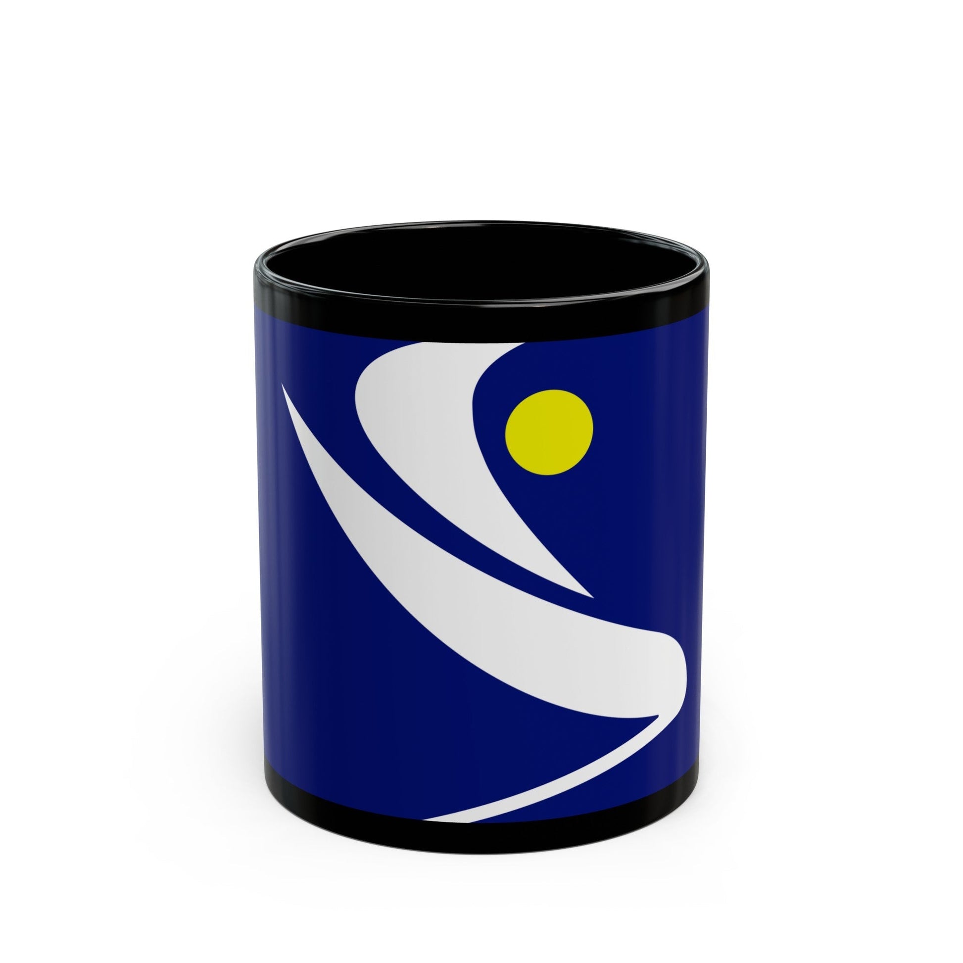 Flag of the Algerian Rally for Culture and Democracy - Black Coffee Mug-11oz-The Sticker Space